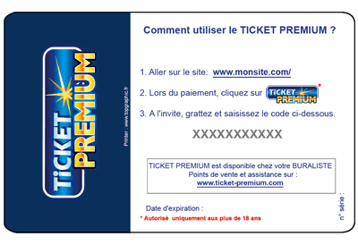 Utiliser Ticket Premium