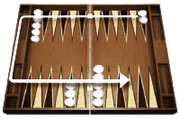 Table backgammon